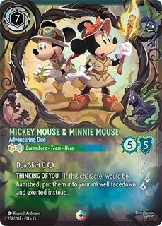 Mickey Mouse & Minnie Mouse - Adventuring Duo 238/207/207