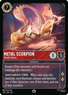Metal Scorpion - Deadly Statue 1/35