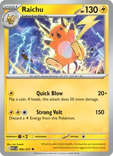 Raichu 056/217
