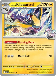 Iono's Kilowattrel 072/217