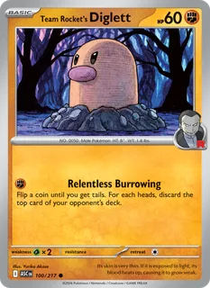 Team Rocket's Diglett 100/217