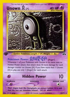 Unown [A] 033/75
