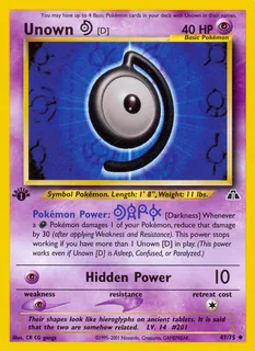 Unown [D] 047/75