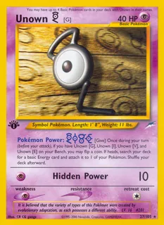 Unown [G] 027/105