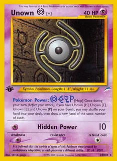 Unown [H] 028/105