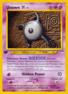Unown [X] 030/105