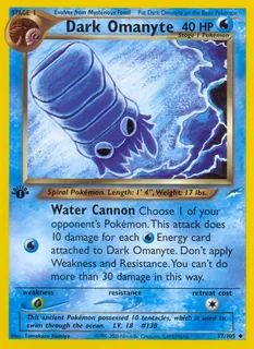 Dark Omanyte 037/105