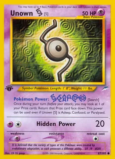 Unown [S] 087/105