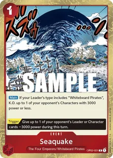 Seaquake OP02-021