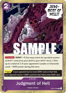 Judgment of Hell OP02-089