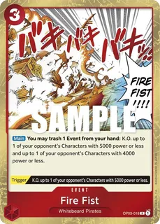 Fire Fist OP03-018