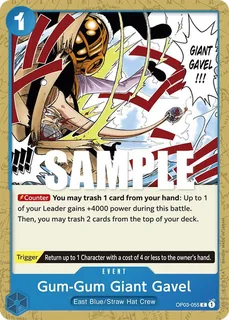 Gum-Gum Giant Gavel OP03-055