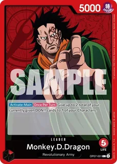 Monkey.D.Dragon OP07-001