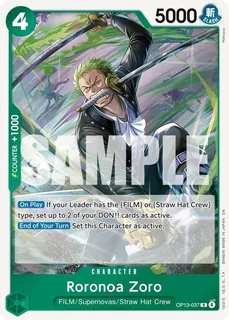 Roronoa Zoro OP13-037