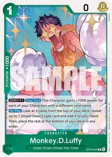 Monkey.D.Luffy OP16-034