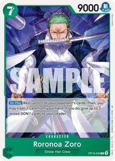 Roronoa Zoro OP16-035