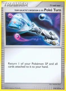 Team Galactic's Invention G-105 Poké Turn 118/127