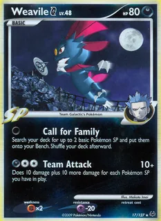 Weavile G 017/127