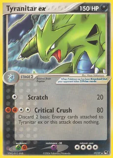 Tyranitar ex 017/17