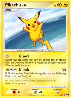 Pikachu 015/17