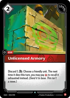 Unlicensed Armory 023/298
