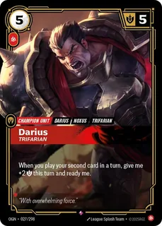 Darius, Trifarian 027/298