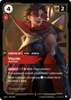 Vayne, Hunter 035/298