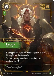 Leona, Zealot 079a/298