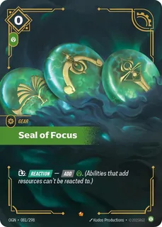 Seal of Focus 081/298