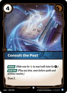 Consult the Past 083/298