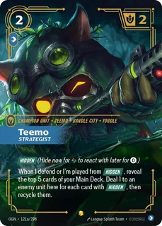 Teemo, Strategist 121a/298