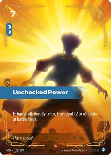Unchecked Power 123/298