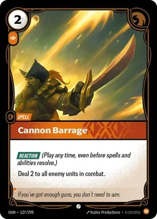 Cannon Barrage 127/298