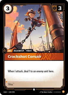 Crackshot Corsair 130/298