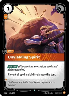 Unyielding Spirit 145/298