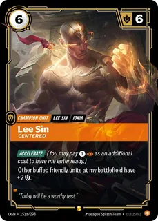 Lee Sin, Centered 151a/298