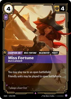 Miss Fortune, Buccaneer 193/298