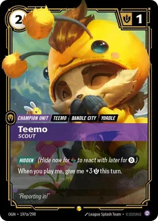 Teemo, Scout 197a/298