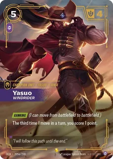 Yasuo, Windrider 205a/298