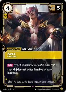 Sett, Kingpin 240/298