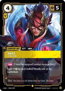 Sett, Kingpin 240a/298