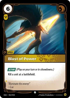 Blast of Power 012/024