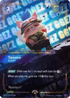 Teemo, Scout 197b/298