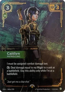 Caitlyn, Patrolling 068a/298