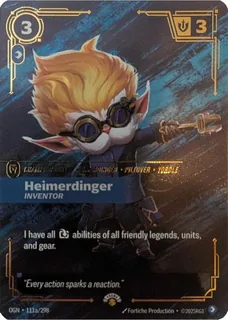 Heimerdinger, Inventor 111a/298