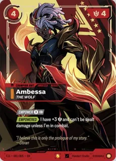 Ambessa, The Wolf T1S001/005