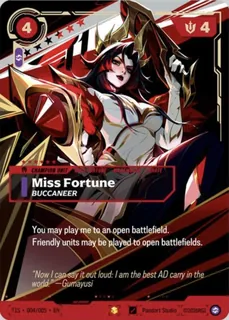Miss Fortune, Buccaneer T1S004/005