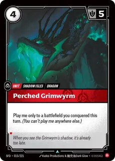 Perched Grimwyrm 015/221