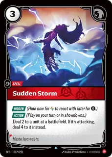 Sudden Storm 017/221
