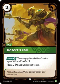 Desert's Call 031/221